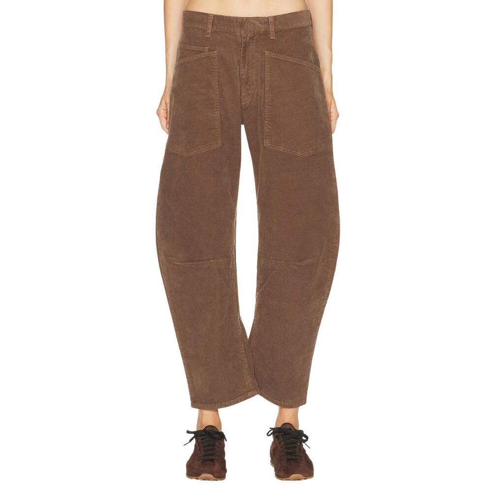 NEW NILI LOTAN shon corduroy pant in brunette